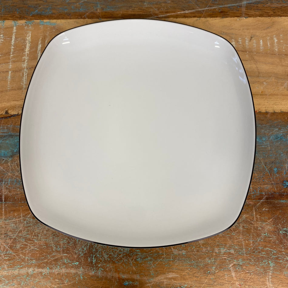 Seltmann Weiden Lido Frühstücksteller 20 cm eckig black line Teller