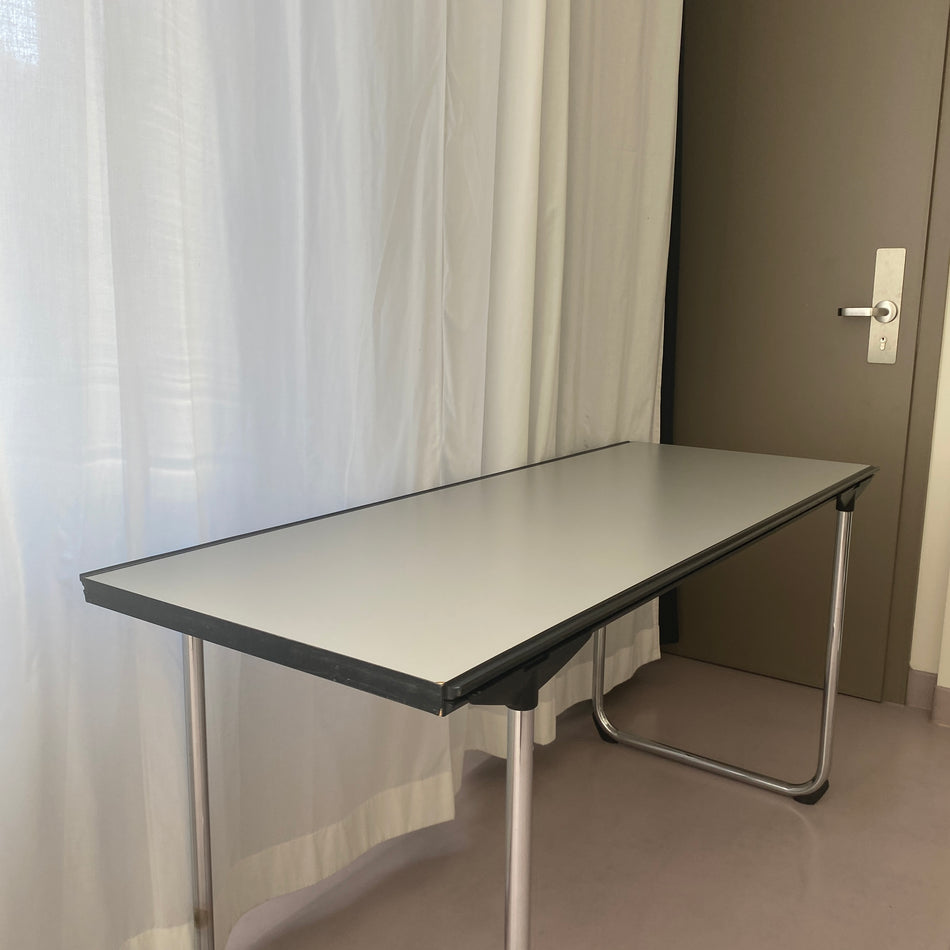 Fritz Hansen TM A603 Erik Magnussen Tisch dunkel gebraucht Designer Schreibtisch