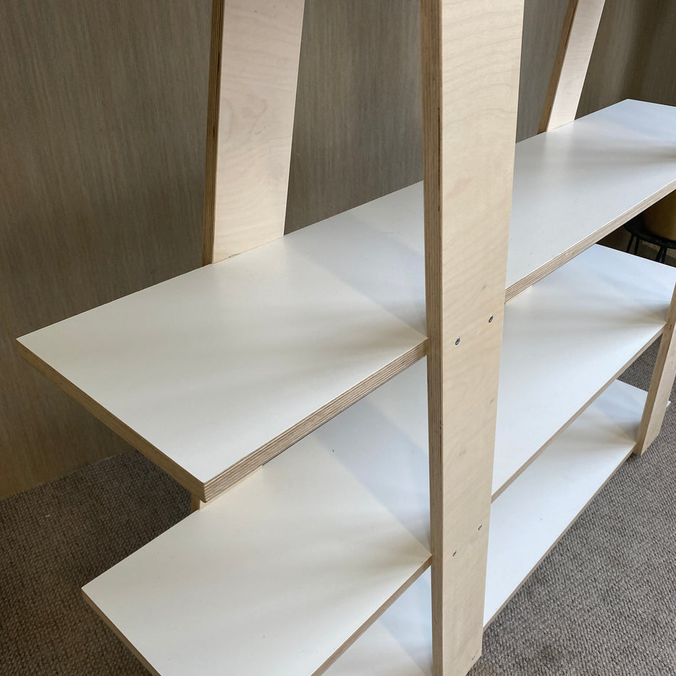 Regal gebraucht weiß Multiplex 5 Fächer 190cm