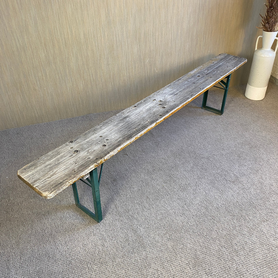 Sitzbank gebraucht Holz rustikal 220cm Outdoor Bank