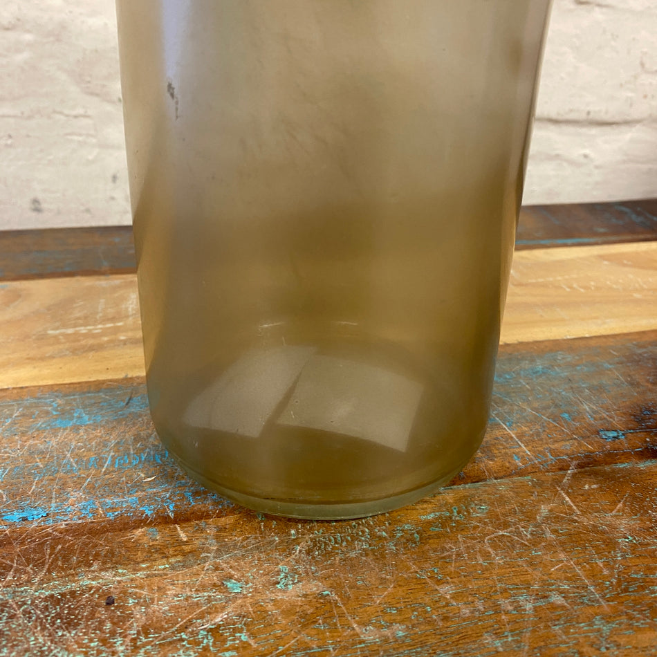 Countryfield Vase golden matt Glas 33cm Deko Blumenvase