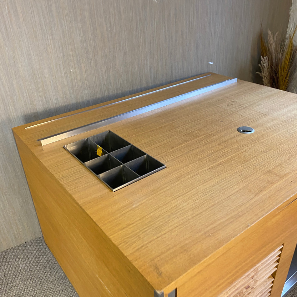 Servicewaagen gebraucht Holz Furnier Gastro