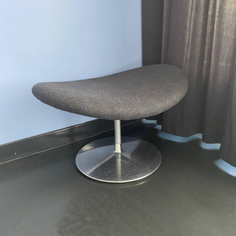 Artifort Big Globe Fußhocker gebraucht grau Designer Hocker Stuhl