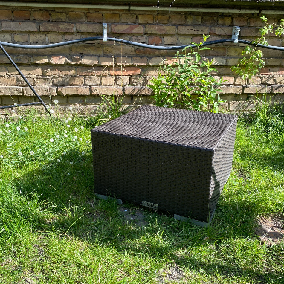 talfa Outdoor Rattan Tisch gebraucht Kunststoff Gartentisch Hocker