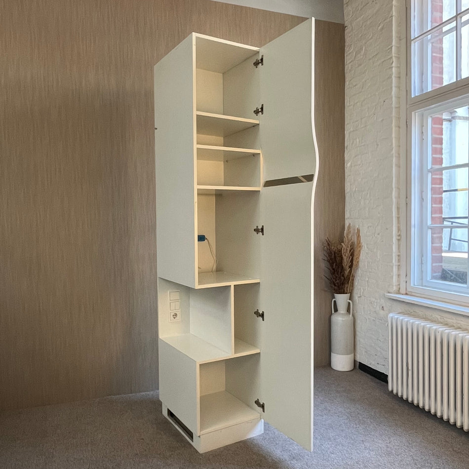 Kleiderschrank gebraucht weiß Holz Schrank 1-türig R