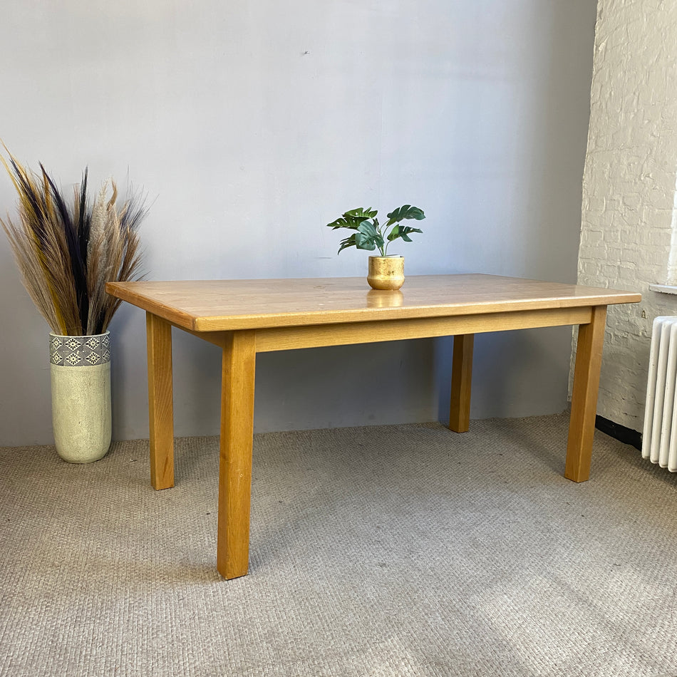 Esstisch gebraucht Holz dunkel Eiche 180x90 Tisch