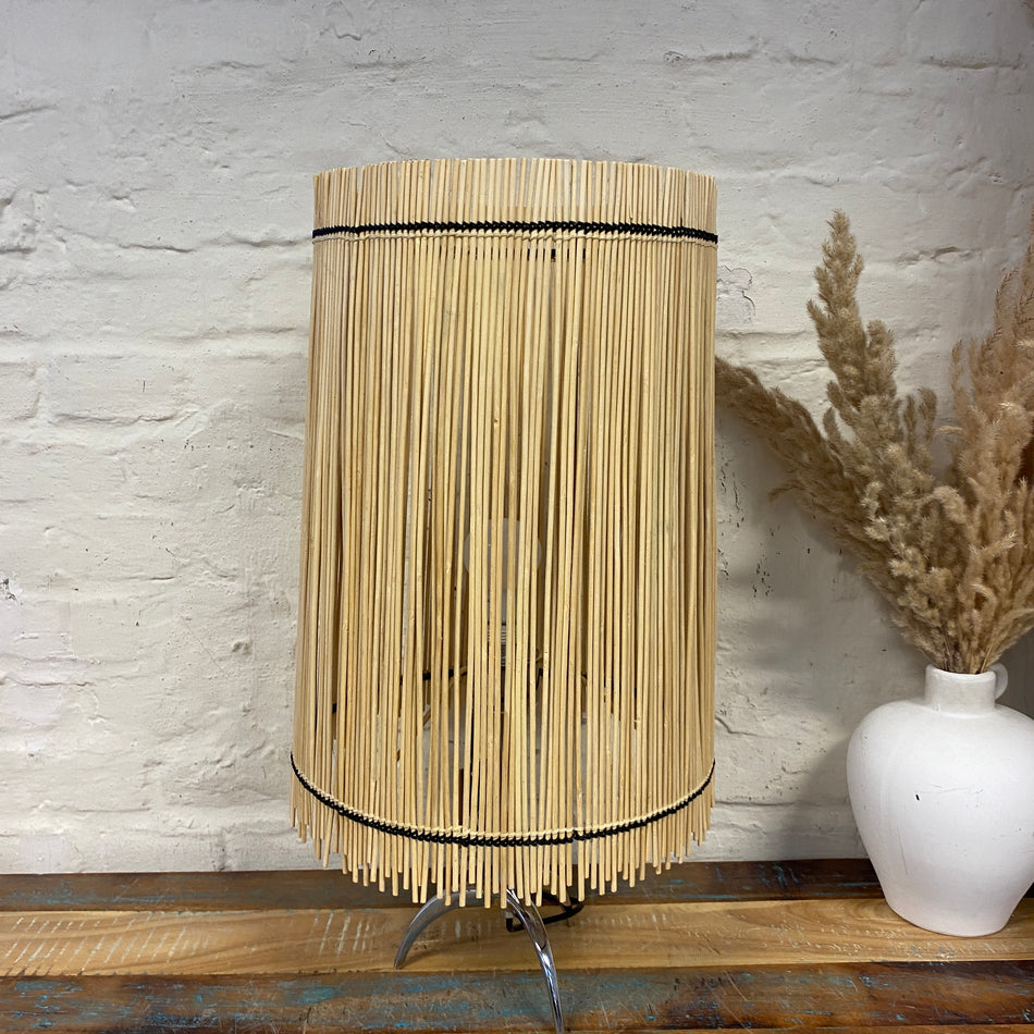 HKLiving Lampenschirm creme Bambus 45cm Deko