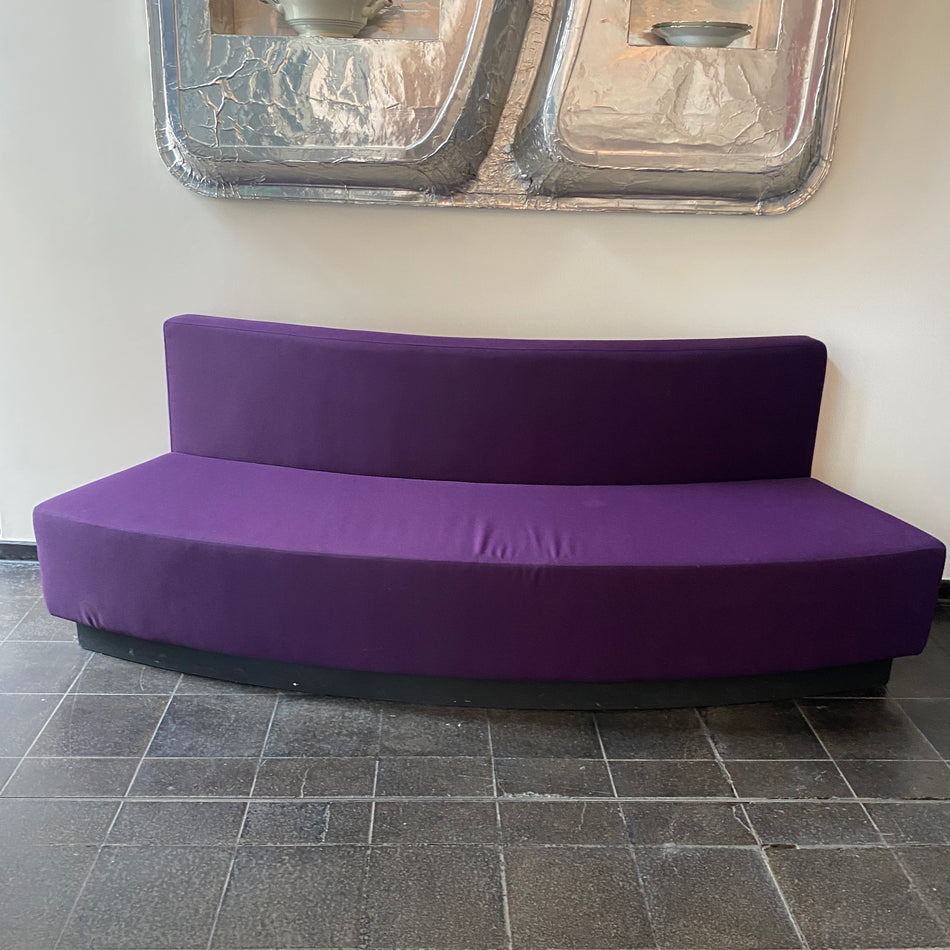 Sitzbank gebraucht lila gepolstert Couch 220cm