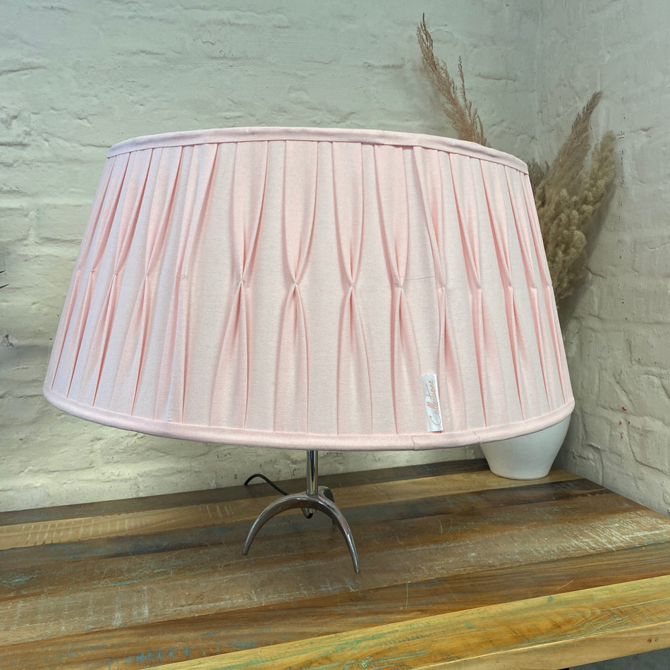 Lampenschirm rosa Stofftextil 65cm