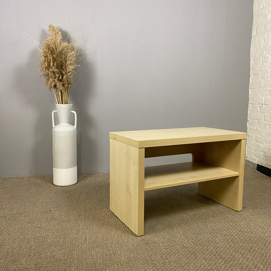 Beistelltisch gebraucht hell Holz Nachttisch TV Lowboard Tisch