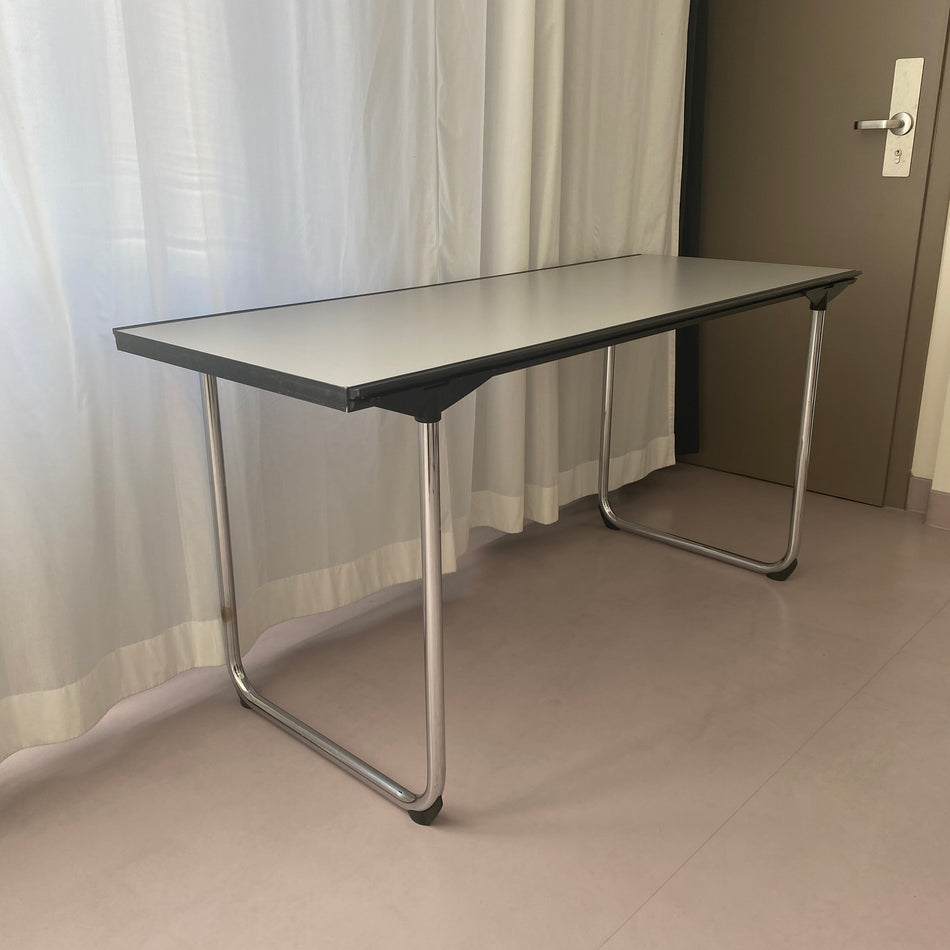 Fritz Hansen TM A603 Erik Magnussen Tisch dunkel gebraucht Designer Schreibtisch