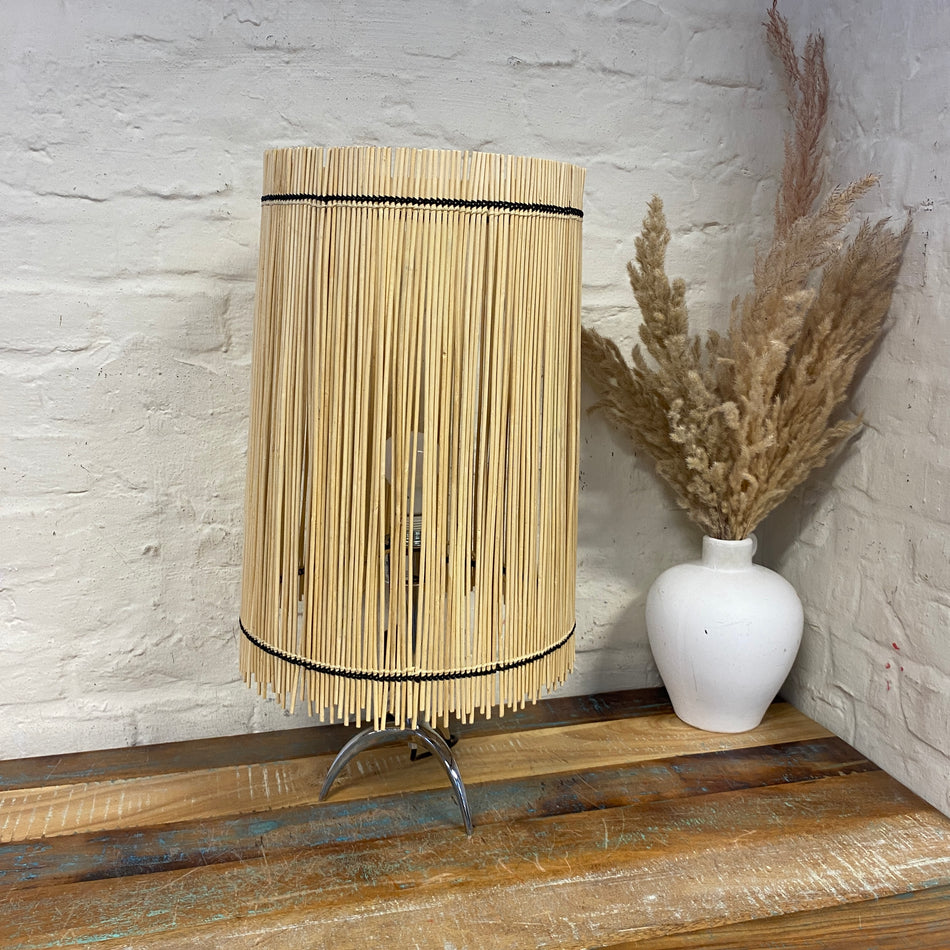 HKLiving Lampenschirm creme Bambus 45cm Deko