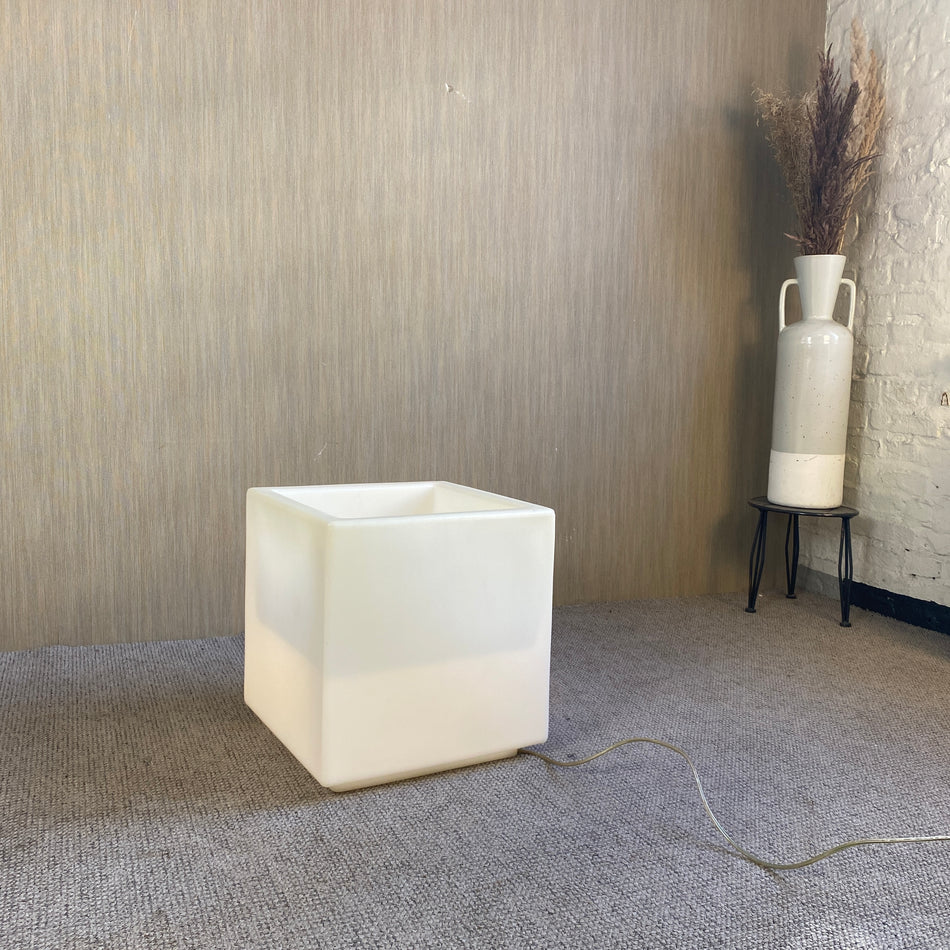 Klein & More Kistner LUX-US Leuchtwürfel gebraucht weiß Kunststoff Lampe