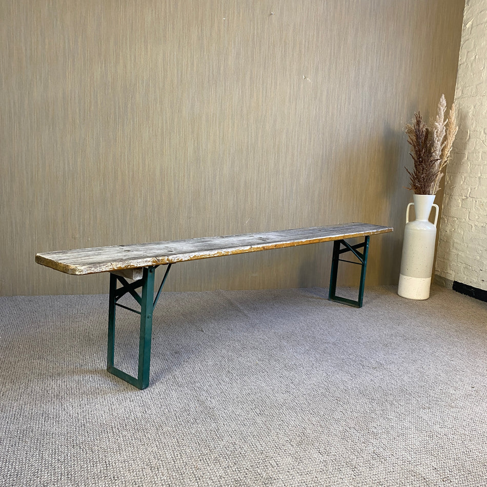 Sitzbank gebraucht Holz rustikal 220cm Outdoor Bank