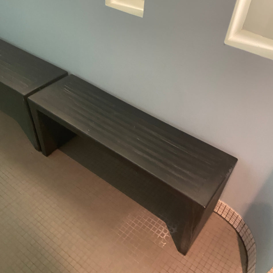 Serralunga Luna Bank gebraucht schwarz Kunststoff 140cm