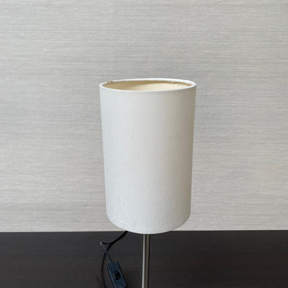 Tischlampe gebraucht silbern 43cm E27 Lampe