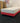 Einzelbett Bett 100x200 rot Stoff mit Matratze