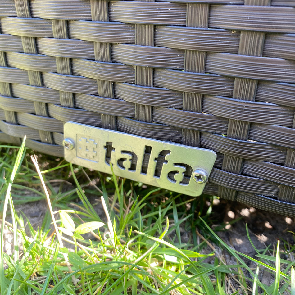 talfa Outdoor Rattan Tisch gebraucht Kunststoff Gartentisch Hocker