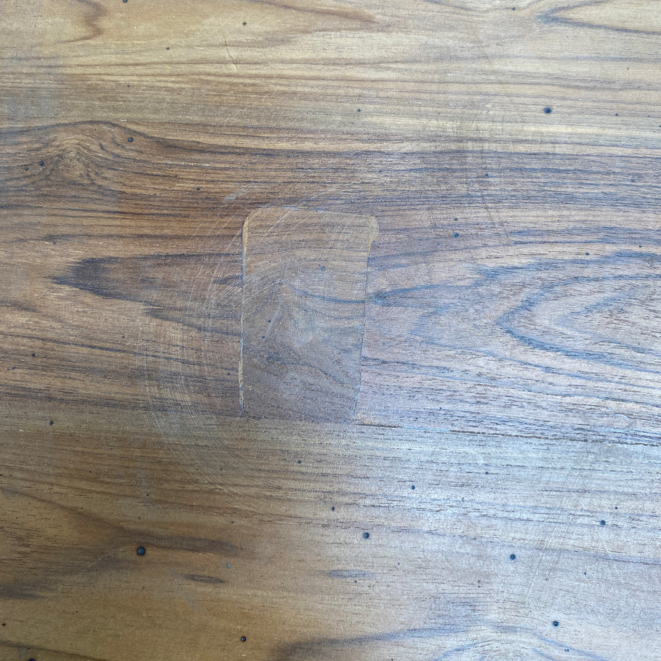 Gusseisen Schrank Akazie Holz Metall Industrial Vitrine