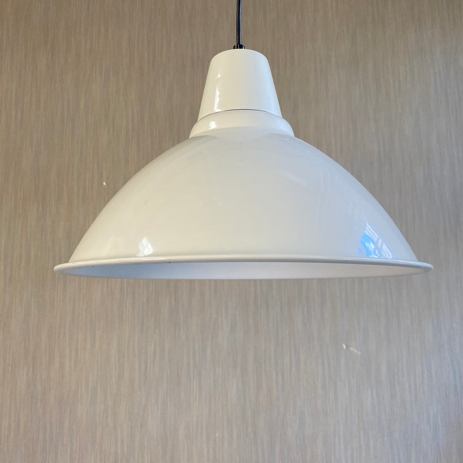 Industrial Deckenlampe weiß Metall Lampe 40cm