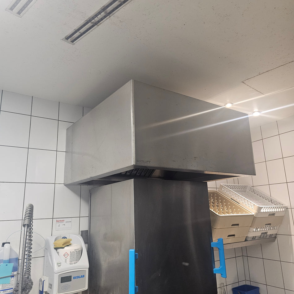 Dunstabzugshaube Südluft 100cm Kastenhaube Edelstahl Gastro