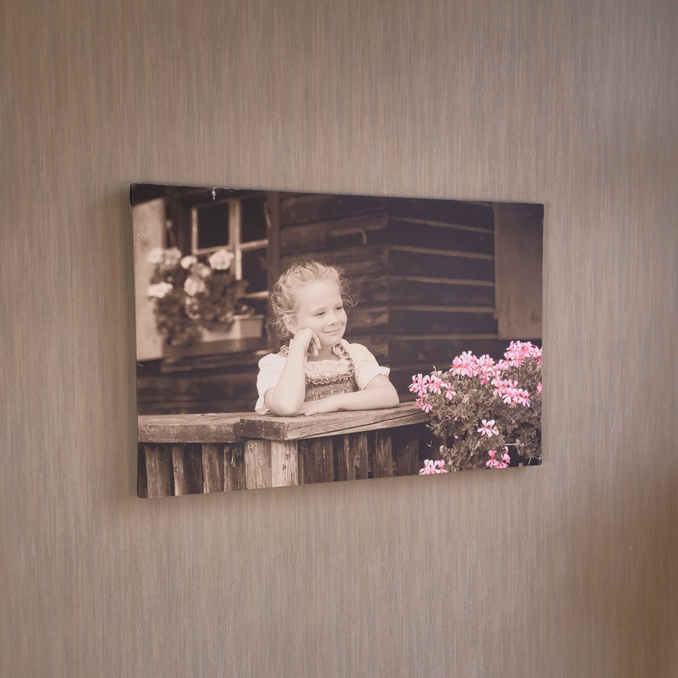 Wandbild gebraucht sepia rosa Leinwand Fotodruck 100x67 Bild