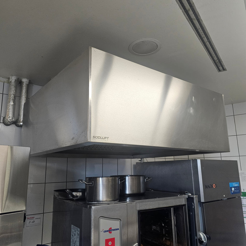 Abzugshaube Südluft 120cm Kastenhaube Edelstahl Gastro