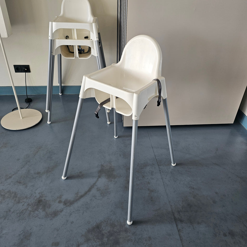 Kinderhochstuhl IKEA Antilop aus Kunststoff weiß