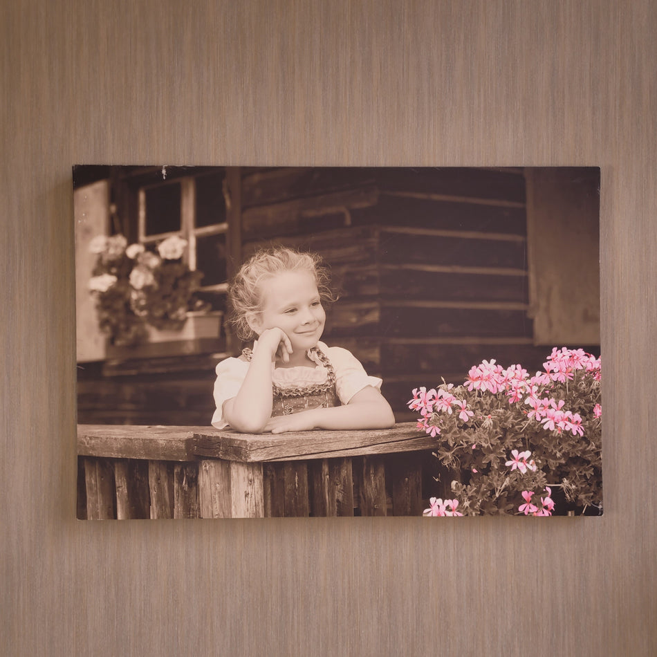 Wandbild gebraucht sepia rosa Leinwand Fotodruck 100x67 Bild