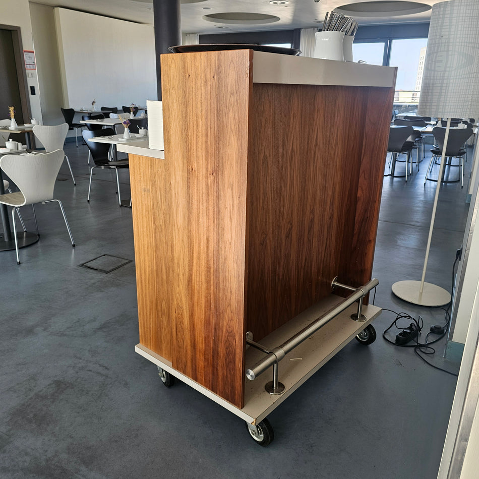 Mobiler Tresen Servicetresen auf Rollen Restaurant Gastro