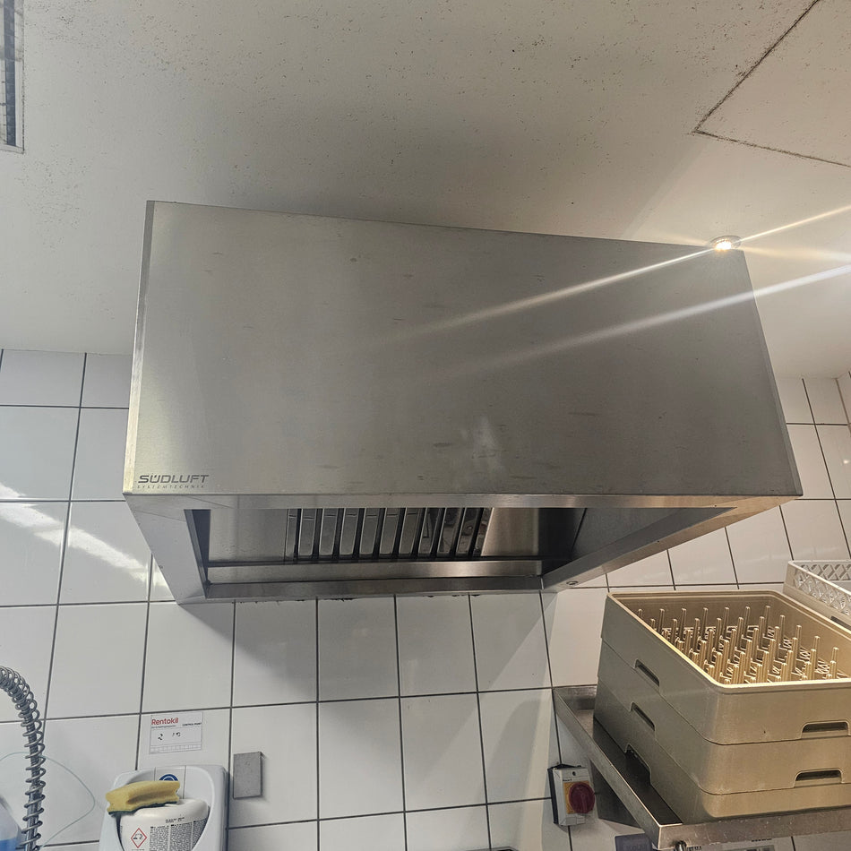Dunstabzugshaube Südluft 100cm Kastenhaube Edelstahl Gastro