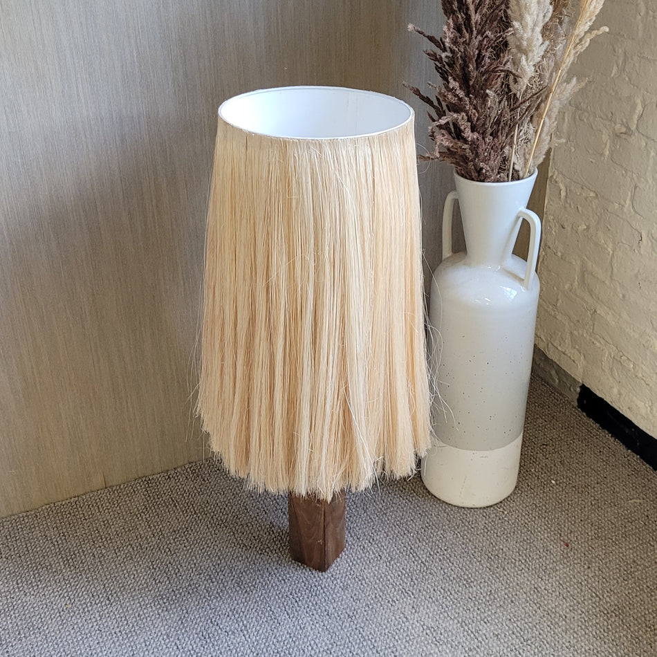 HKliving Lampenschirm creme Boho Abaca 56 cm