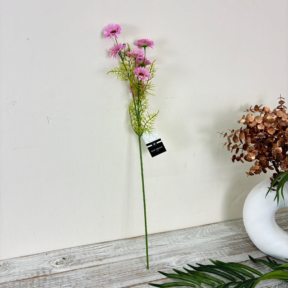 Cosmos Kunstblume Lila 74cm Margerite Kunstzweig Blume Kunstpflanze Deko