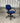 Bürodrehstuhl blau Kunststoff höhenverstellbar