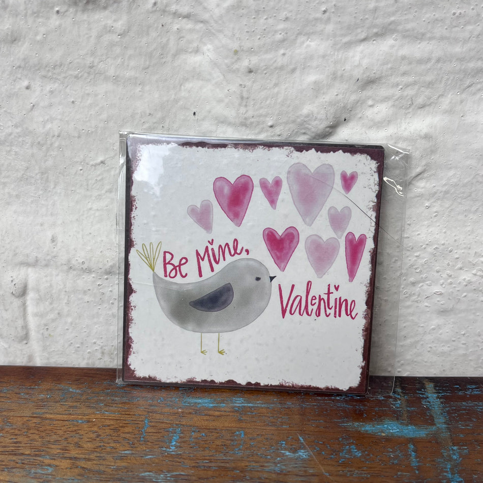 Kleiner Magnet „be mine valentine“