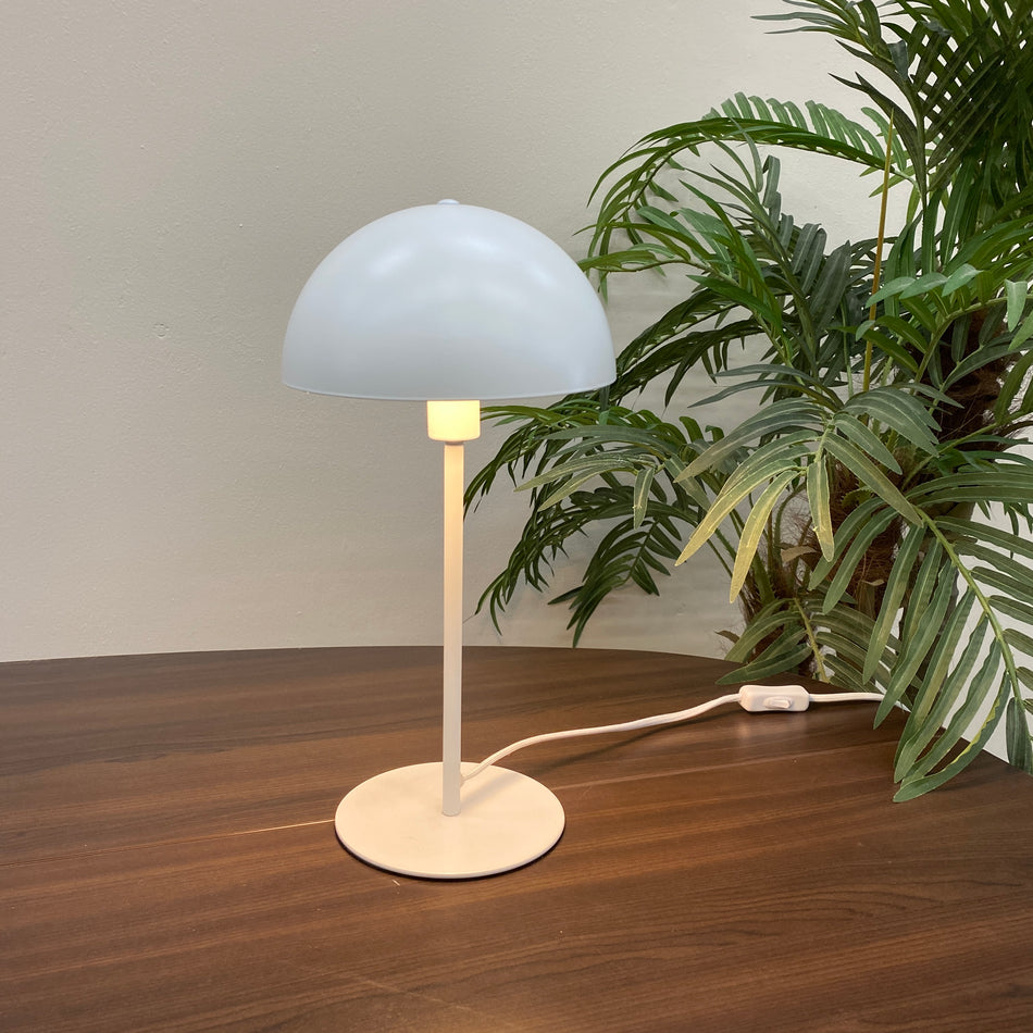 Nordlux Ellen Tischleuchte Weiß Metall Pilzlampe Lampe Gebraucht