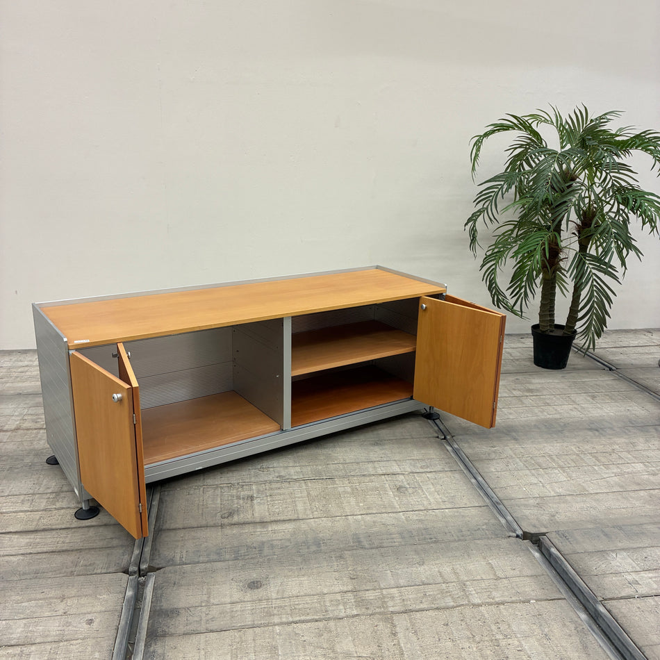 Vitra Spatio Sideboard mit Flügeltüren Büromöbel Holz Metall Sideboard Gebraucht