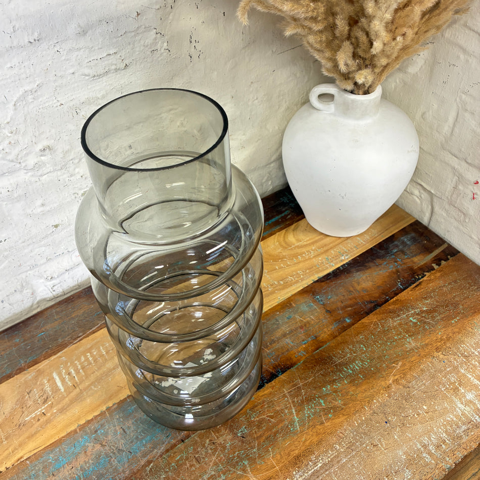 Countryfield Vase Nikky L grau Glas 35cm