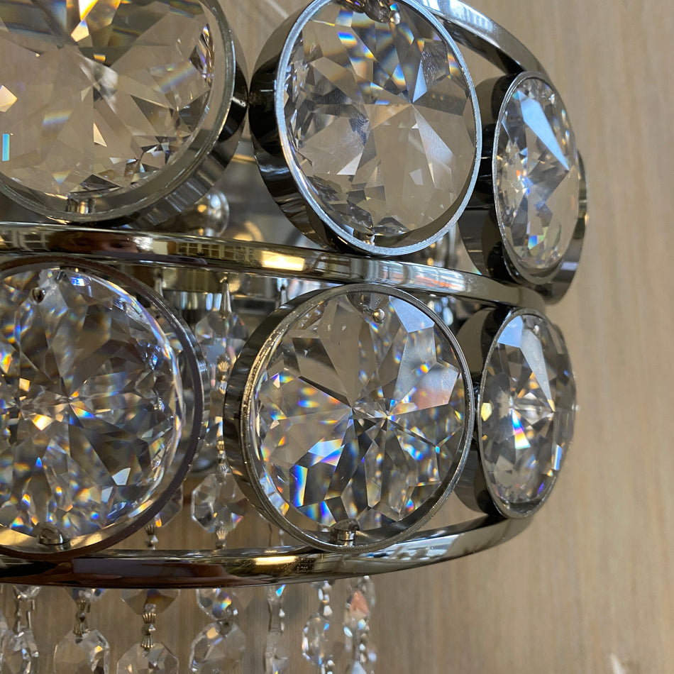 Moderne Wandlampe mit Kristallbehang – Lampe Pharao