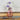 Vase rosa transparent Glas Deko 16cm Windlicht