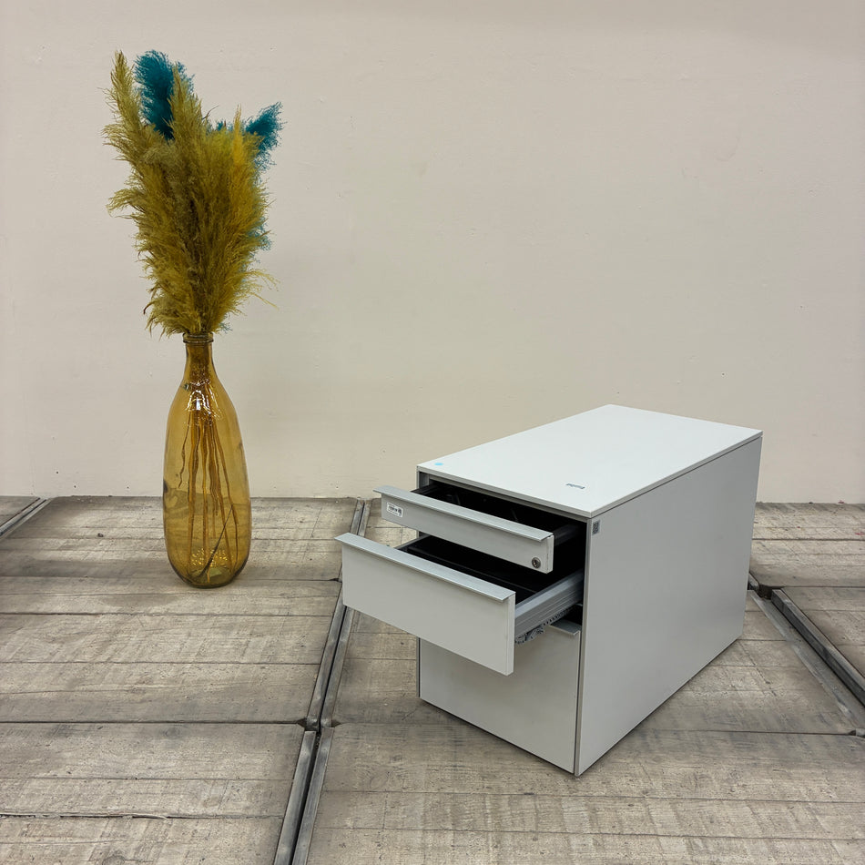 Wini Rollcontainer Weiß 3 Schubladen Büro Gebraucht
