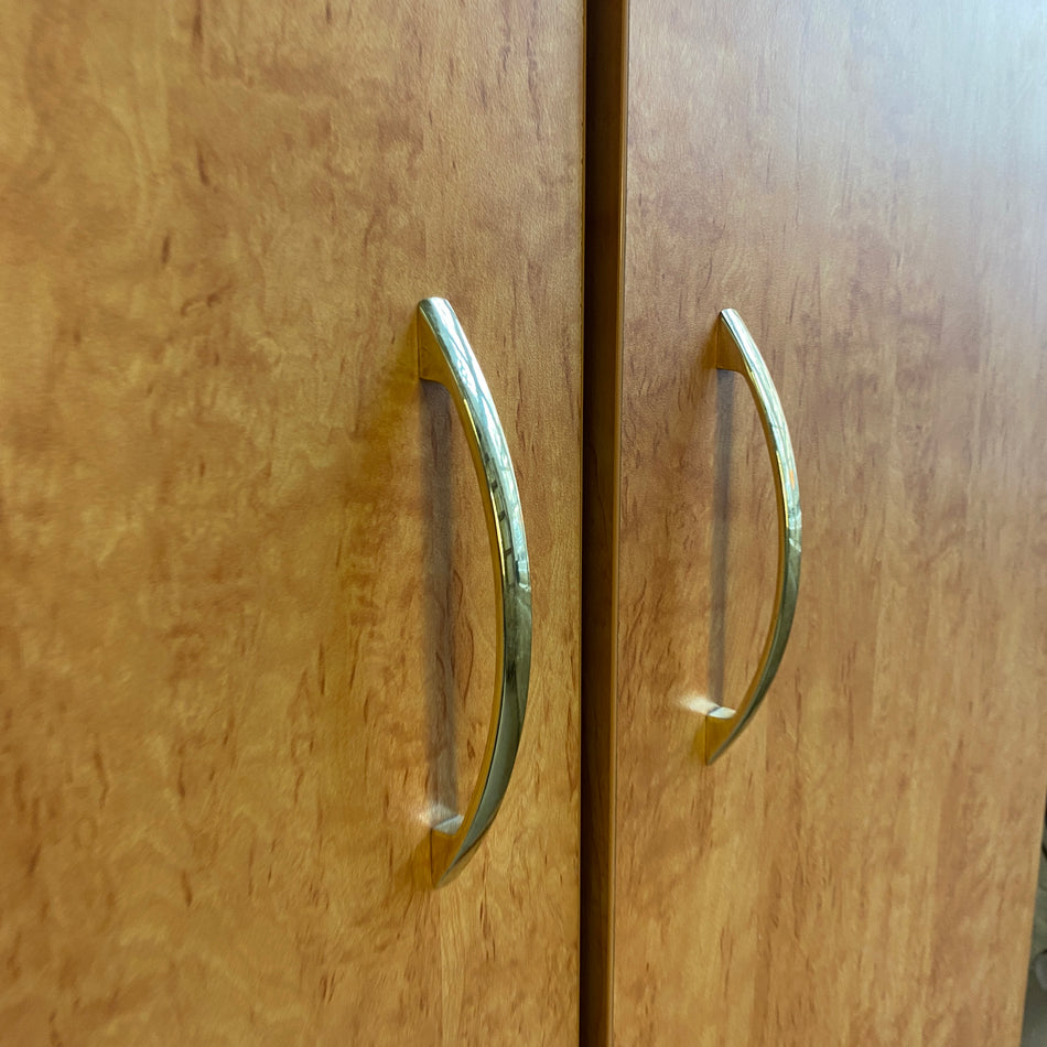 Kleiderschrank Erle – 2-türiger  – Kleiderstange & Ablage – stabil – Schrank gebraucht