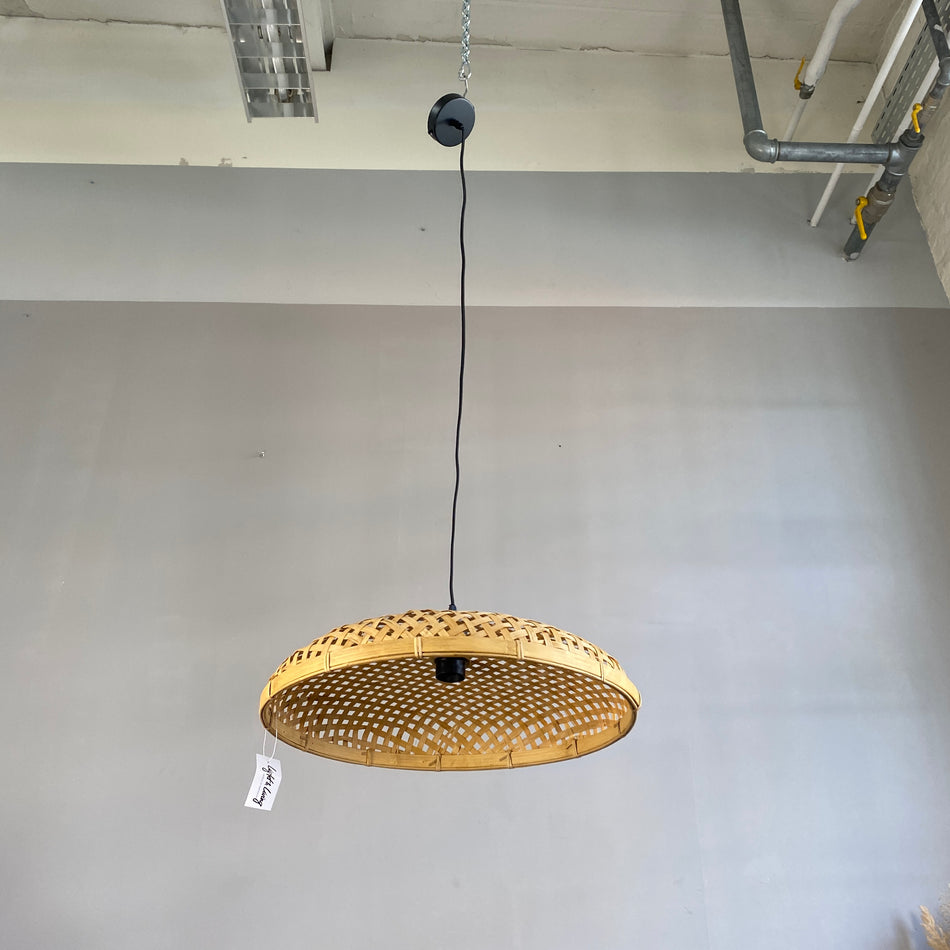 Deckenlampe beige Rattan natürlich 60cm Lampe