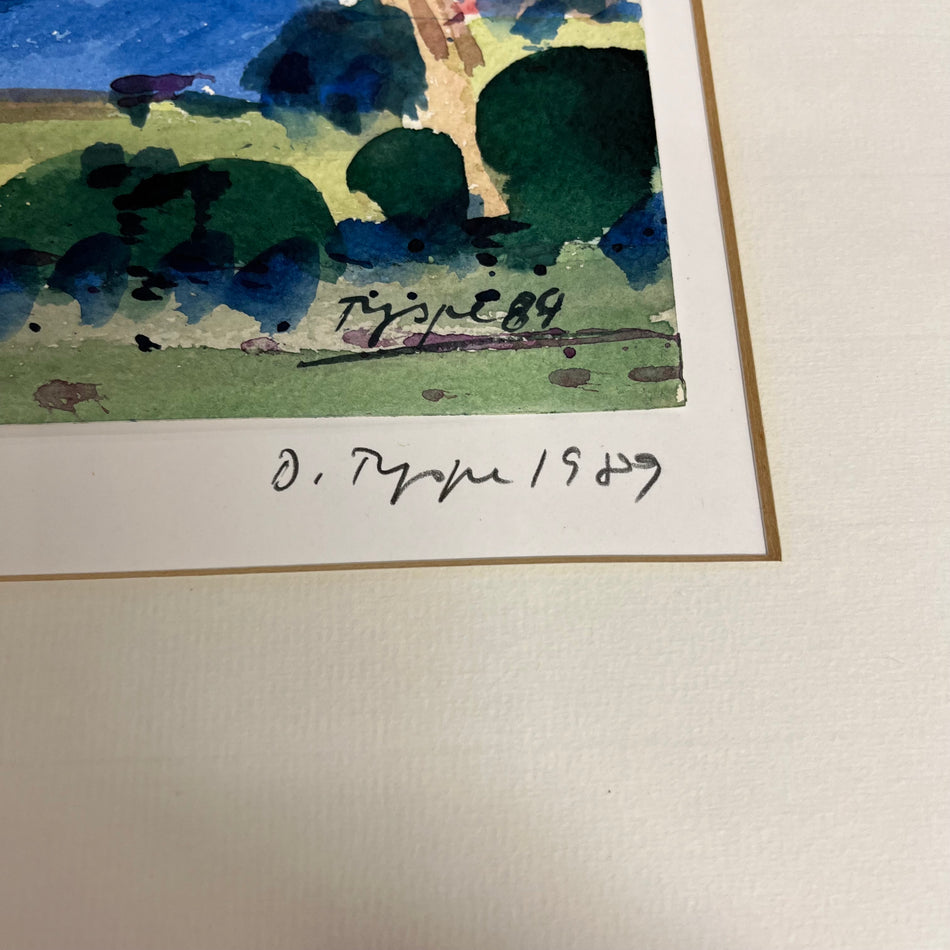 Druckgrafik im Passepartout 1989