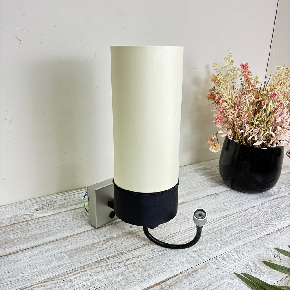 Wandlampe Hotel mit Leseleuchte Beige Braungrau Lampe Gebraucht