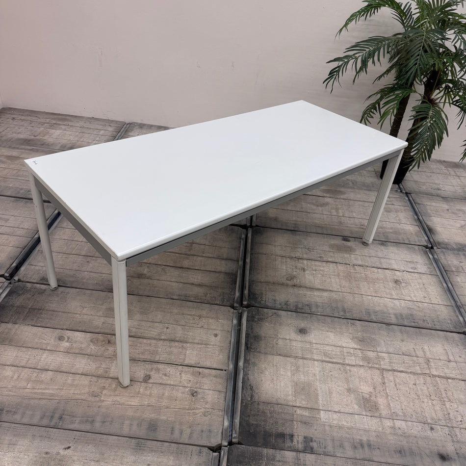 Vario Schreibtisch Weiß 180x80 Tisch Bürotisch Gebraucht
