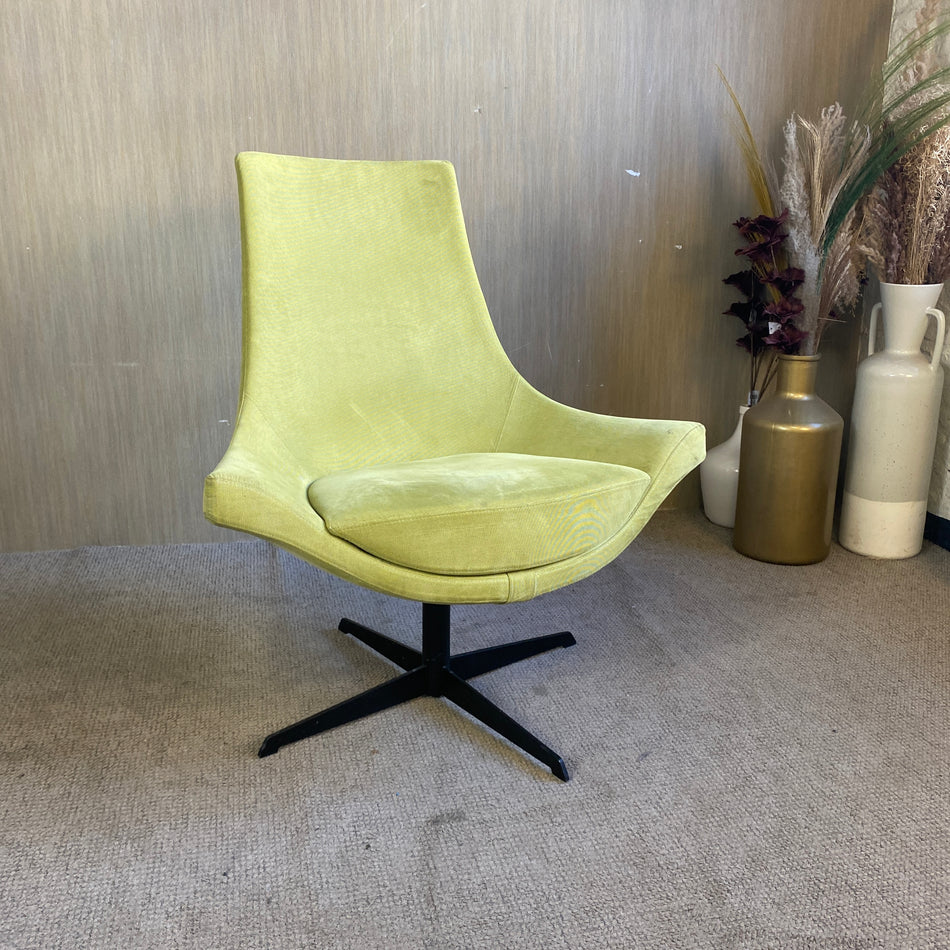 Designsessel Hellgrün Polster Drehsessel Sessel gebraucht