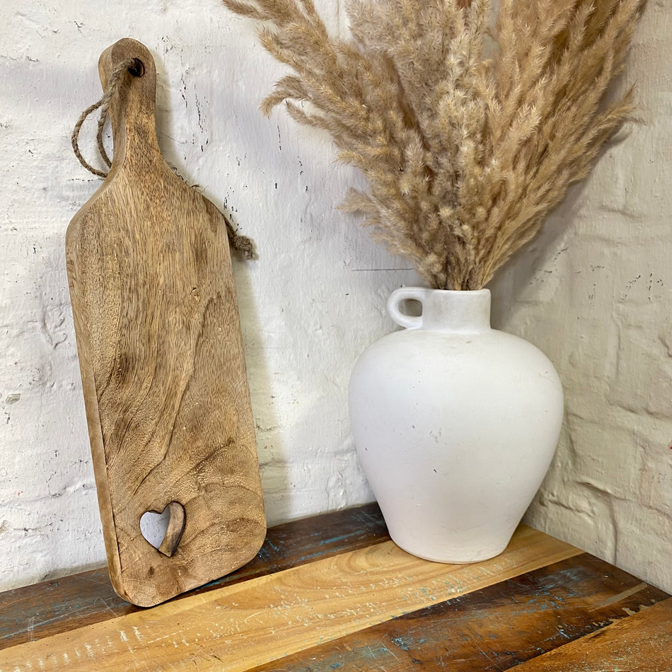 Schneidebrett braun Mangoholz 12,5x40cm