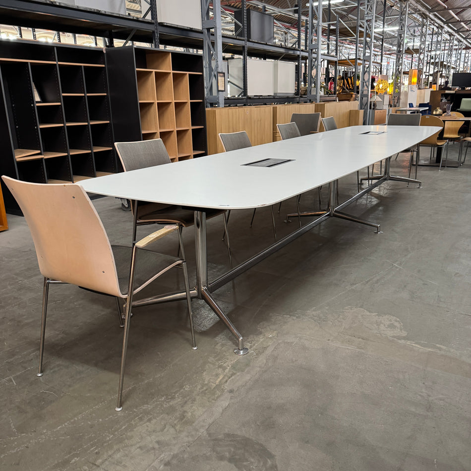 Vitra Eames Segmented Table 480cm Konferenztisch Besprechungstisch Weiß Tisch Gebraucht