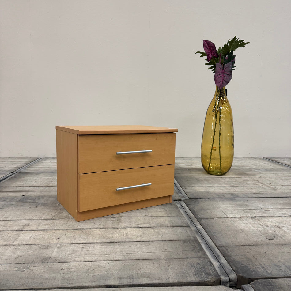 Nachttisch mit 2 Schubladen Holz Schrank gebraucht